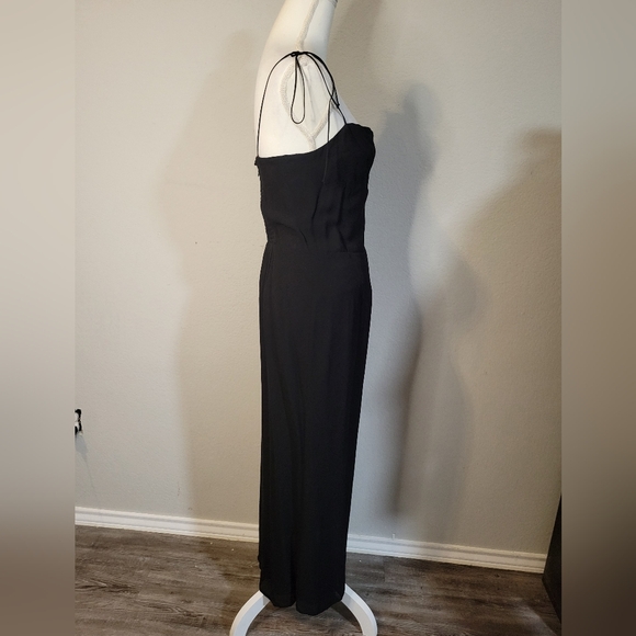 Reformation Black Strapless Sweetheart Sheath Dress - Picture 3 of 4